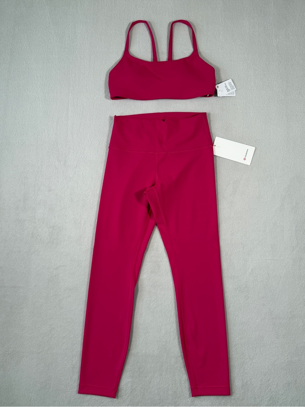 Lululemon Set Wunder Train Bra Size 10 and Wunder Train 25” Leggings Size 8 NWT